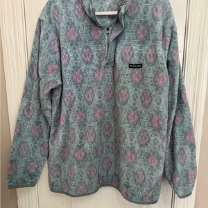 Southern Marsh Zip Up Fleece Pullover - Large